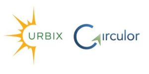 urbix inc logo and circulor logo