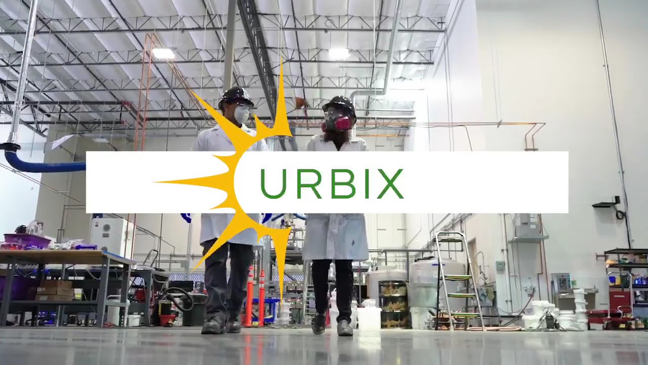 urbix logo across image of workers at urbix inc